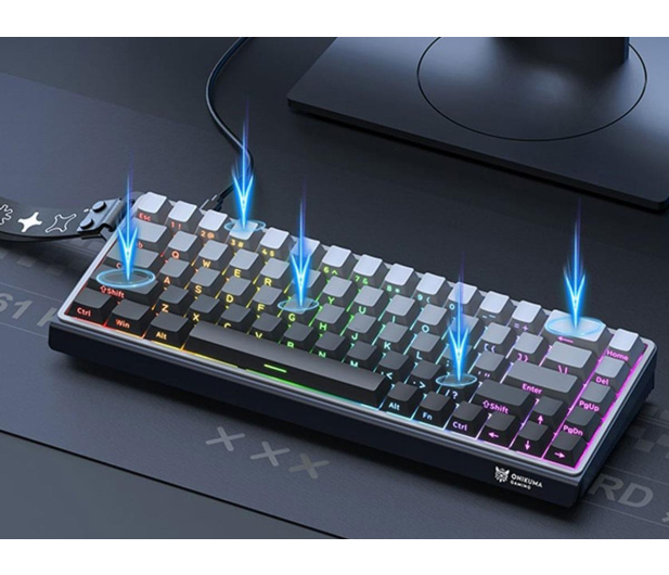 Onikuma G69 czarna qwerty - 1513706 - zdjęcie 7